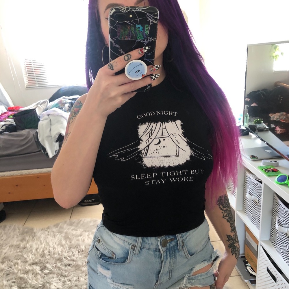 Muscle crop top